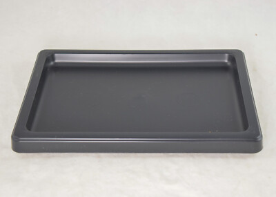 Japanese Rectangular Black Plastic Humidity/Drip Tray for Bonsai Tree  8.5''- 18''