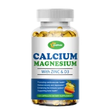 Calcium Magnesium Zinc with Vitamin D3 Strong For Bone Health Muscle Improvement