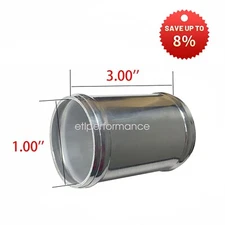 1.00" O.D. Aluminum Joiners Straight intercooler turbo Pipe 3.0"Overall length
