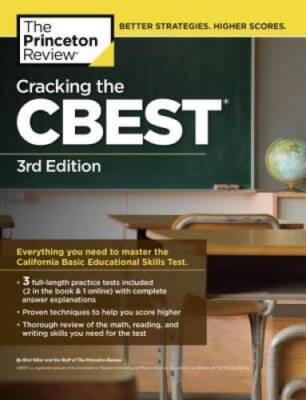Cracking the CBEST, 3rd Edition (Professional Test Preparation) - ACCEPTABLE