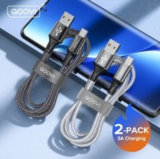 2 CAVI USB C 1mt, SAMSUNG ANDROID Ricarica Cellulare Rapida 3.0A