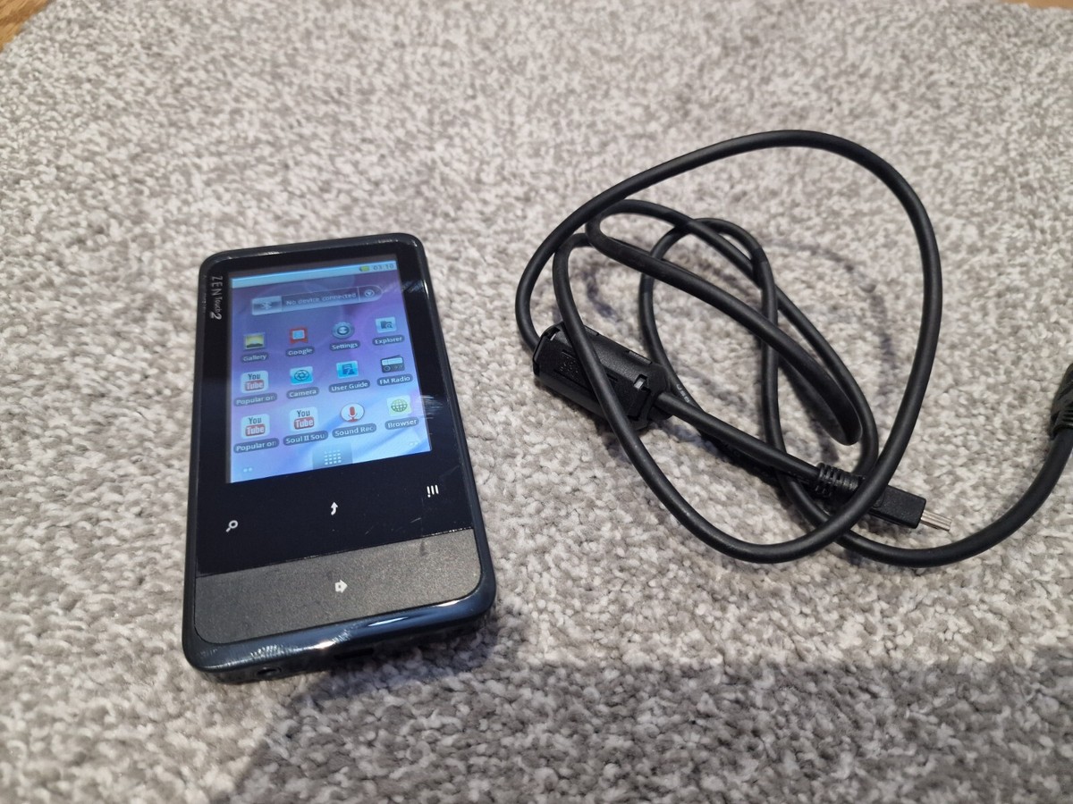 Creative Zen Touch 2 - 4GB - Android Based MP3 and Video Player