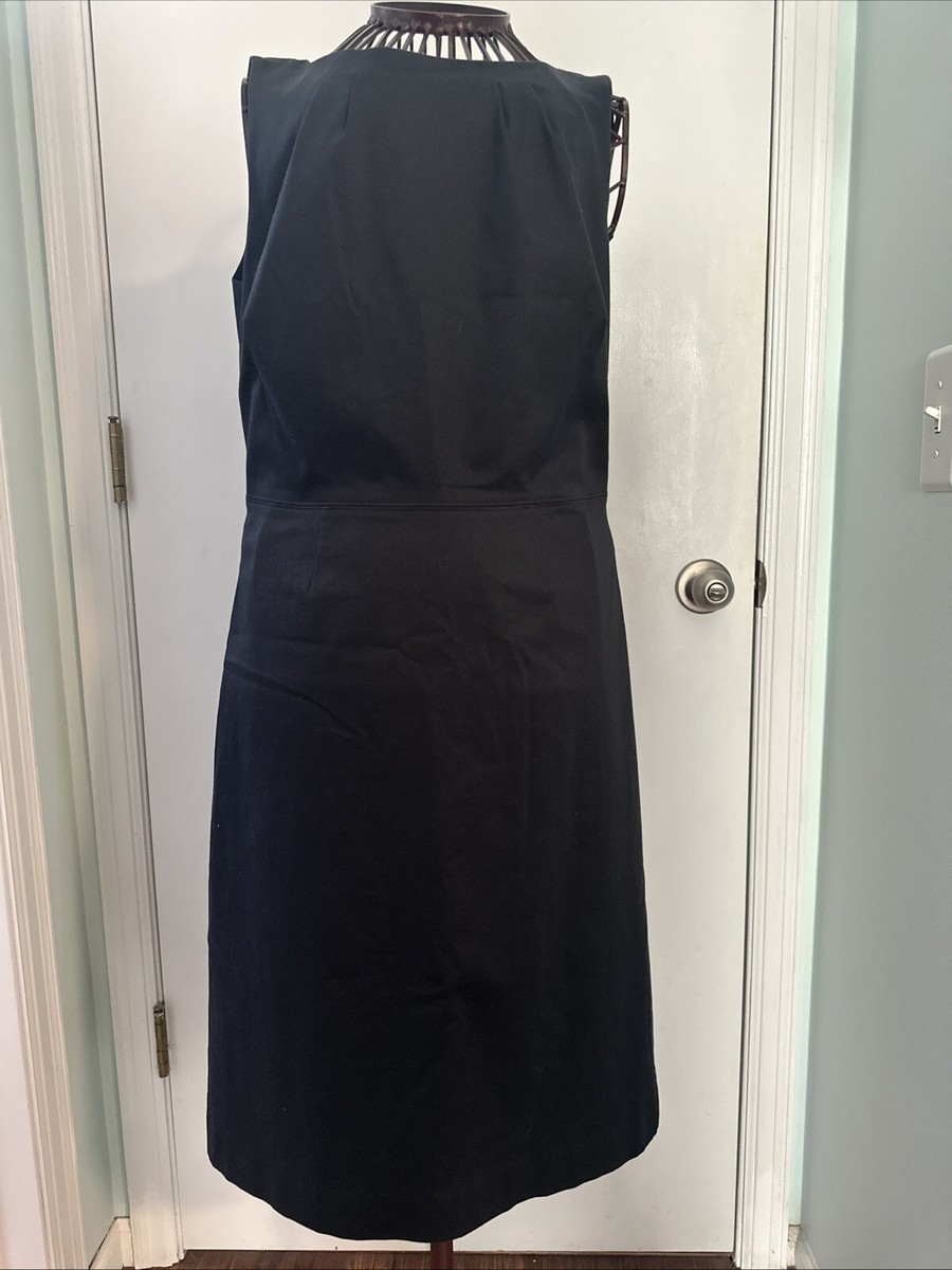 ann taylor black sleeveless dress anne 4 business Hidden back zip with bfcm23 Sabra Cape Dress, Size COLOR:Pink (as pictured)