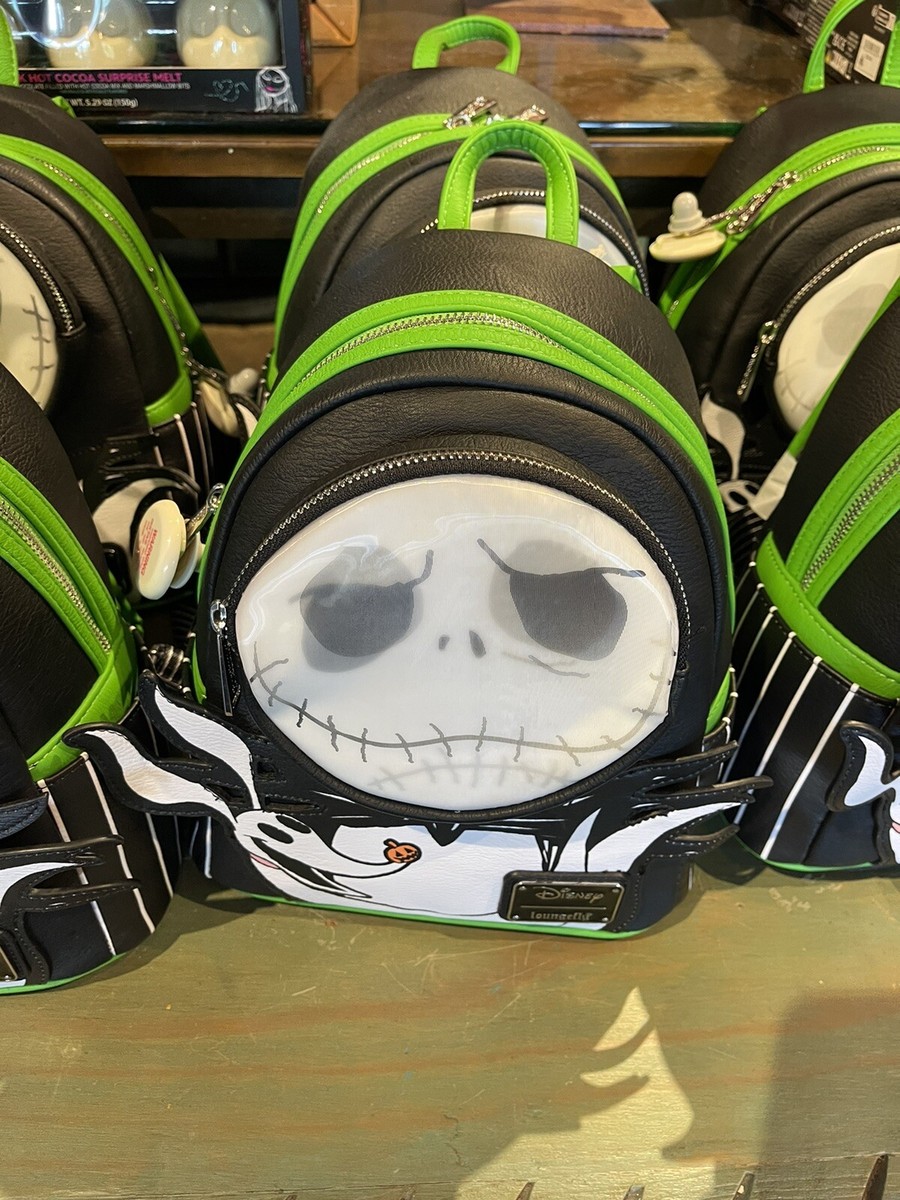 2023 Jack Skellington NBC Lenticular Loungefly Mini Backpack  display picture 3