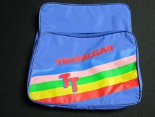 VTG 80's Trafalgar TT Travel Rainbow Messenger Flight Tote Overnight Bag 6118