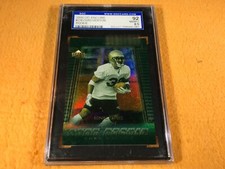 D3-38 FOOTBALL CARD - CHAD MORTON SAINTS ROOKIE - 2000 UPPER DECK - GRADE 8.5. rookie card picture