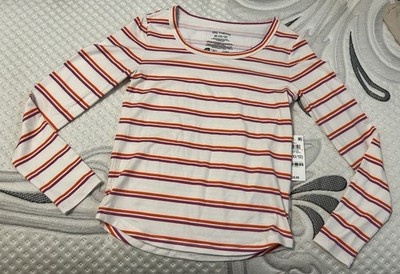 Epic Threads Snowfall White Girls Long Sleeve Shirt Size Medium 10 - 12