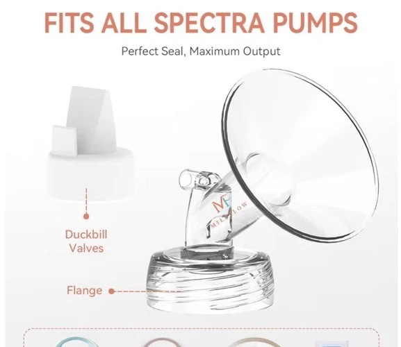 Válvula de brida y pico de pato de 21 mm para S1/S2/9+, compatible con Spectra, paquete de 2 Foto 3 de 3