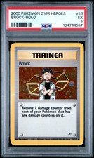 2000 POKEMON GYM HEROES #15 BROCK-HOLO PSA 5 on eBay