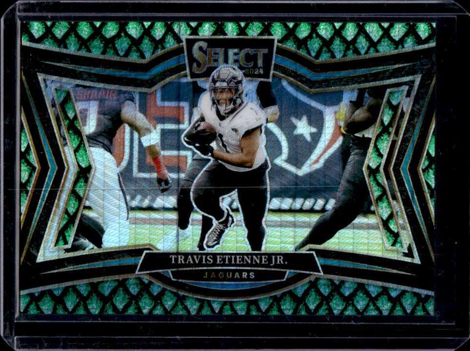 2024 Select Travis Etienne Jr. Field Dragon Scale Prizm #1/70 Jaguars