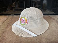 Vintage COCA-COLA Safari Style Hat by Dorfman Pacific Made In USA 96 Olympics