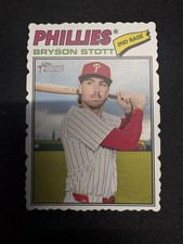 2026 Topps Heritage - Bryson Stott #382 Deckle Edge Philadelphia Phillies