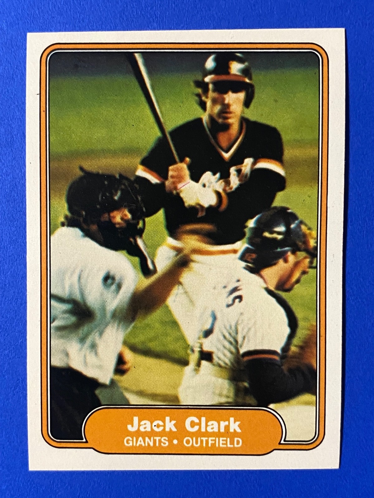 1982 Fleer #387 Jack Clark San Francisco Giants #387   NM++    FREE DELIVERY