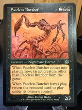 MTG Magic the Gathering Torment Faceless Butcher