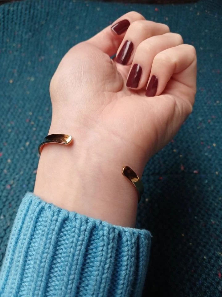 Michael Kors Bronze Gold Tone Stainless Steel Cuff Bracelet - Image 2 of 3