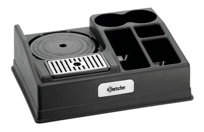 Bartscher Kaffeestation Edelstahl 5 Fächer für Isolierkanne 19cm Kunststoff
