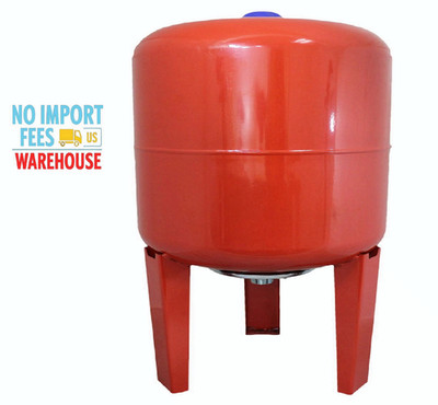 Duda Energy 50L Red Solar Expansion Tank Vertical with Legs Hydronic System