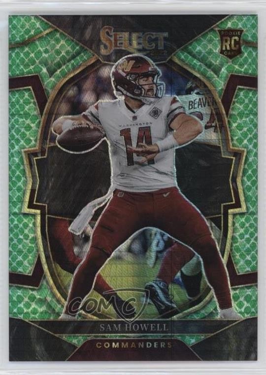 2022 Panini Select Concourse Dragon Scale Prizm 61/89 Sam Howell Rookie RC 07lk
