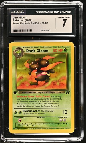 Dark Gloom (1st Edition) graded CGC 7 for sale on eBay