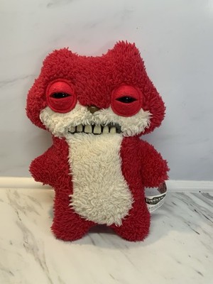 Fuggler rotes skizzenhaftes Eichhörnchen rot Kuscheltier Plüsch Sammlerstück Stofftier
