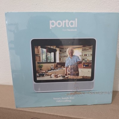 Unopened 10.1'' FB/Meta Portal w Alexa/Pandora/Spotify/iHeart - White - B81AO1WUS