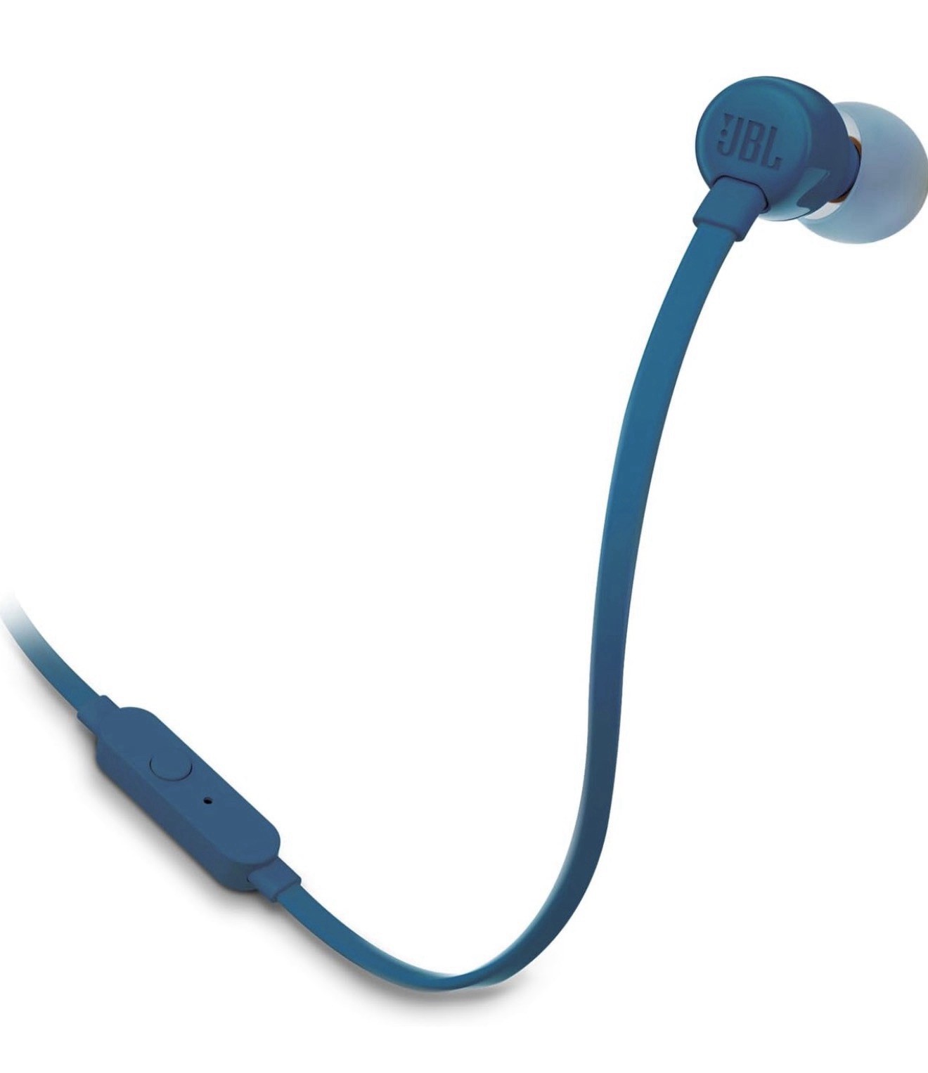 Écouteurs JBL T110 pour Transports et Télétravail en Bleu