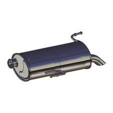 ERNST Endschalldämpfer Auspuff für PEUGEOT 206 SW 1.1 1.4 1.4/1.6 16V 1.4 HDi