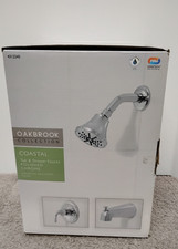 New OakBrook Coastal 1 Handle Chrome Tub and Shower Faucet 4312245. 03 
