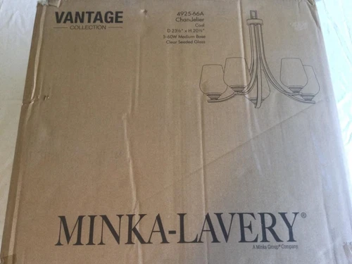 Minka Lavery Shyloh 5 Light Vantage Chandelier, Coal, 4925-66A - Picture 4 of 5