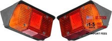 2-pack Tractor Tail Light Assemblies Back Lights Redamber Clear 12v Rear 2-pack Tractor Tail Light Assemblies Back Lights Redamber Clear 12v Rear