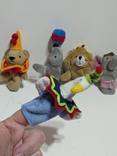 Murdock  Ross Circus Animal Finger Puppets Set of 5 Restoration Hardware