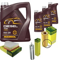 Mann Inspektionspaket 8L Mannol Diesel TDI 5W-30 FüR BMW E91 335D E92 E90