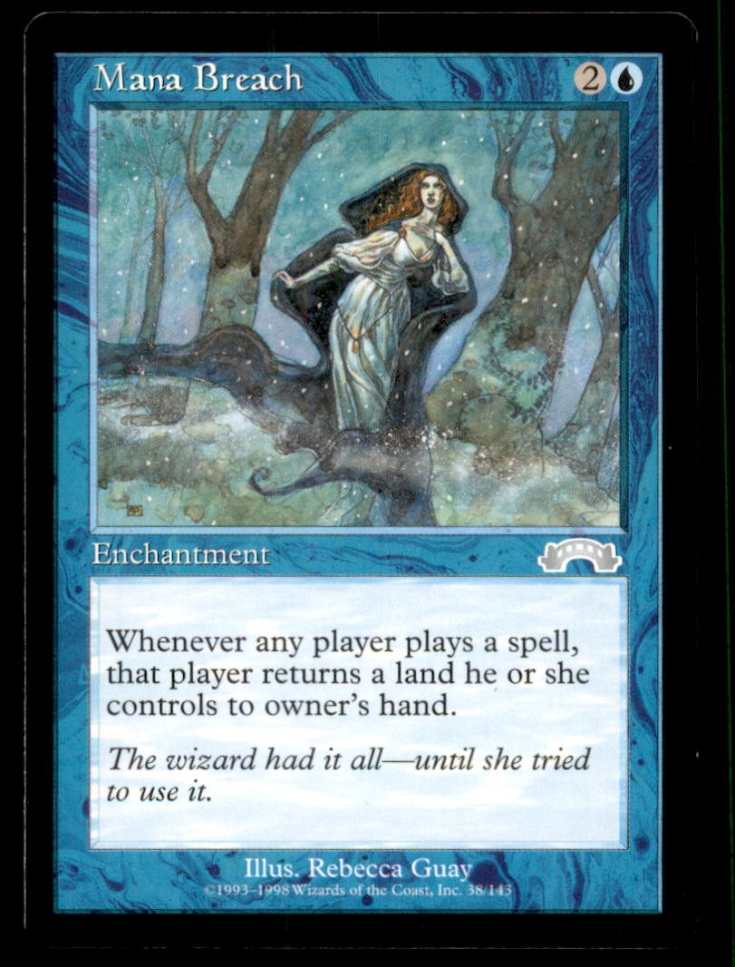 Mana Breach LP Light Play Exodus MTG [10607]