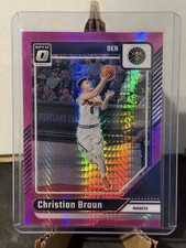 2024-25 Panini Donruss Optic - Christian Braun #101 Pink Hyper Prizm