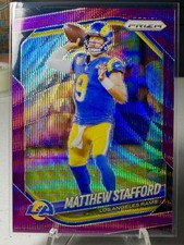 2025 Panini Prizm Football #21 Matthew Stafford Purple Prizm /99 MVP