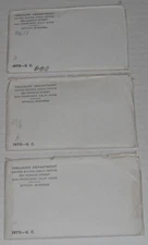 3 Mint Sets-1970 original US government issue..includes scarce 1970-D halves