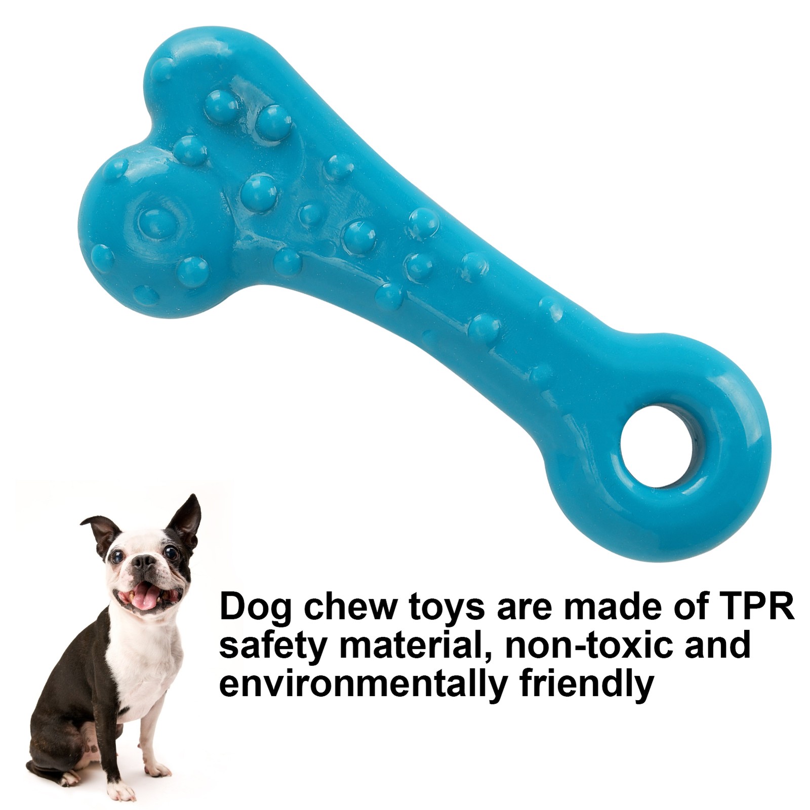 ⁺Bone Shape Dog Chew Toy Pet Teeth Cleaning Playing Sticks Dog Interactive Bite