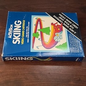 Vintage Skiing Atari 2600, 1980 CIB Complete In Box Very Clean Tested Works