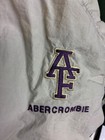 Vintage Abercrombie & Fitch Beige Lined Track Baggy Strip Snap Sides Size Large — photo 5