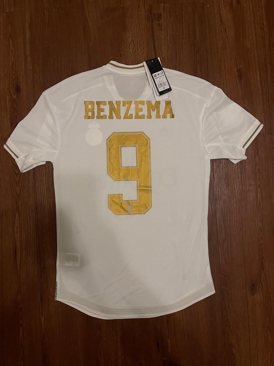 Maillot Domicile Real Madrid 2019/20 – Taille XL – Neuf Avec étiquette #9 Benzema