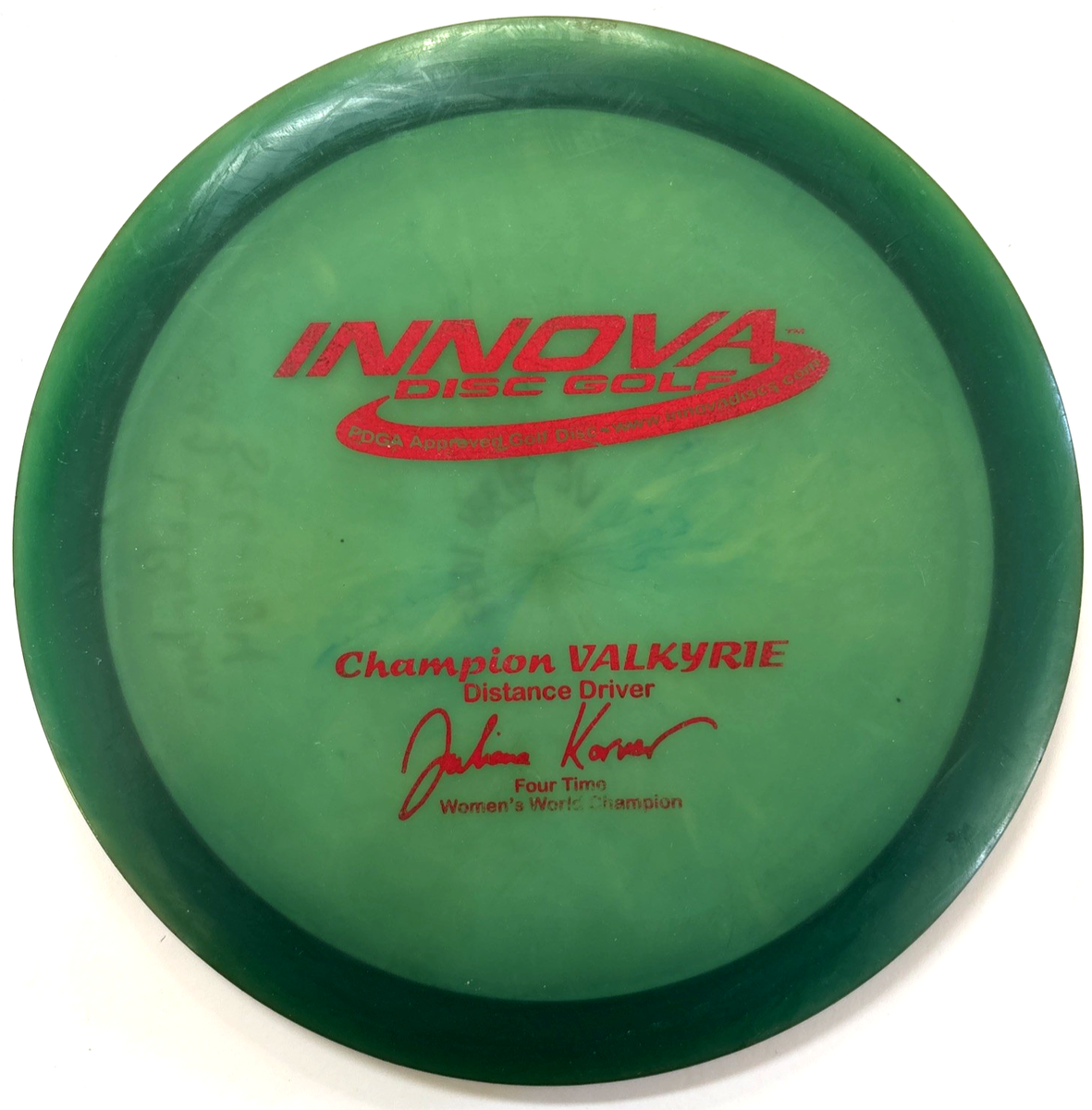 Innova Champion Valkyrie 4x Juliana Korver JK PFN Patent # 177g