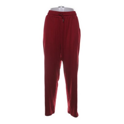 Shein Curve, Palazzohose, Größe: 1XL, Rot, Elasthan/Polyester, Einfarbig #RWj