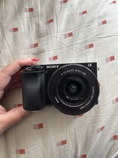Sony Alpha a6000 24.3MP Mirrorless 16-50mm OSS Lens Wi-Fi Flash Black