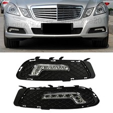2X LED Tagfahrlicht Nebelscheinwerfer Blende Gitter Für Benz E-Klasse W212 10-13 2X LED Tagfahrlicht Nebelscheinwerfer Blende Gitter Für Benz E-Klasse W212 10-13