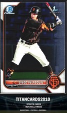 Diego Velasquez 2022 Bowman Chrome 1st San Francisco Giants #BCP-110