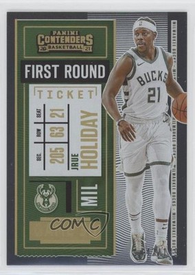 2020-21 Panini Contenders First Round Ticket 142/149 Jrue Holiday #77 s3g