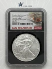 2021(S) Silver Eagle T-1 NGC MS70 Emergency Production FDI Struck at SF Mint