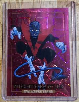 2024 UD MARVEL MASTERPIECES '92 PLATINUM NIGHTCRAWLER #62 PINK LASERS /992