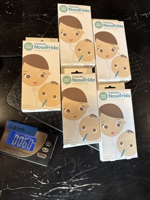 5 x FridaBaby NoseFrida Snotsucker + 24x Hygiene Each Pack