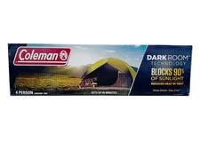 Coleman Darkroom Technology 4 Person Dome Tent, Brand NEW & Sealed